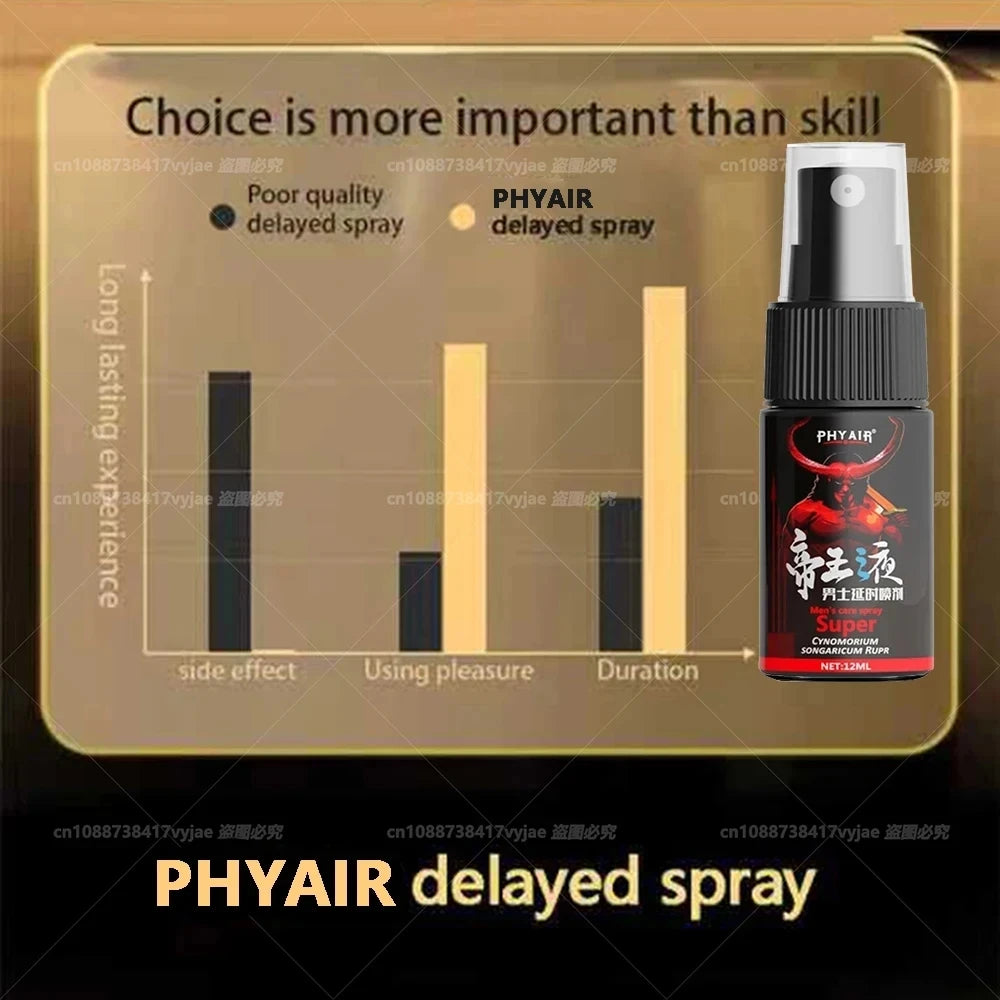 Male Sex Spray Man Long Lasting 60 Minutes without ejaculation Spray For Men Premature Ejaculation Fast Erecting Adult Product